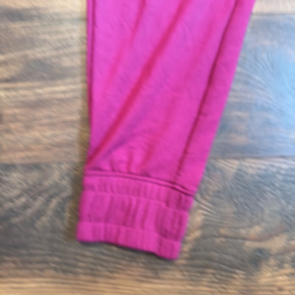 Tek Gear Womens Petite Small Magenta Pink Joggers Drawstring Athleisure Pants - Picture 3 of 4